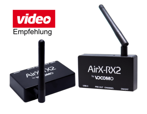 AirX-Sub Kit by VOCOMO HiRes Wireless Subwoofer Funksystem